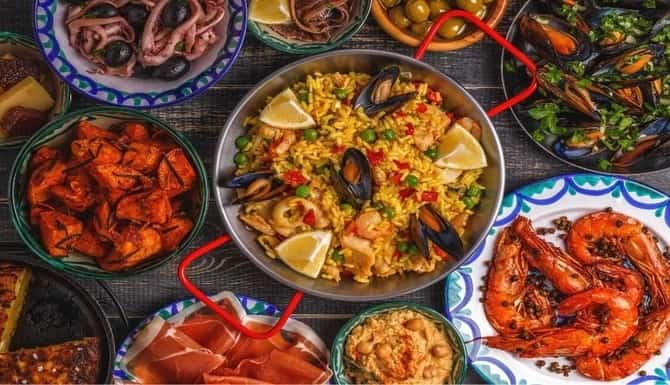 غذا های اسپانیایی